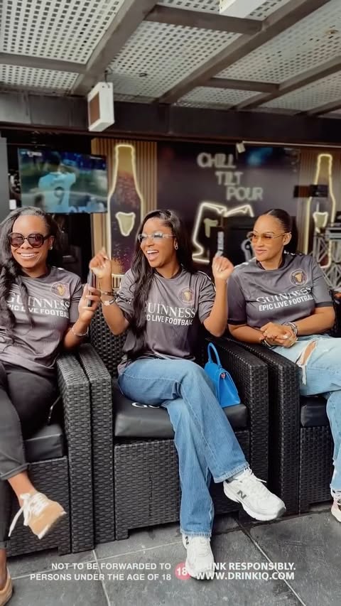 Instagram post by @bellaokagbue for Guinness. Caption reads: [...] Had the best time with my @guinness_africa....