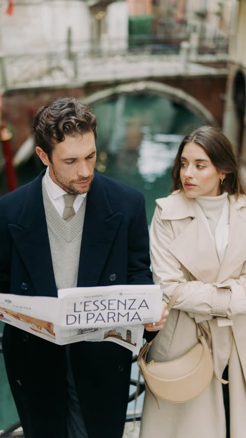 Instagram post by @franelle for Acqua di Parma. Caption reads: [...] to mark the 110th anniversary of....