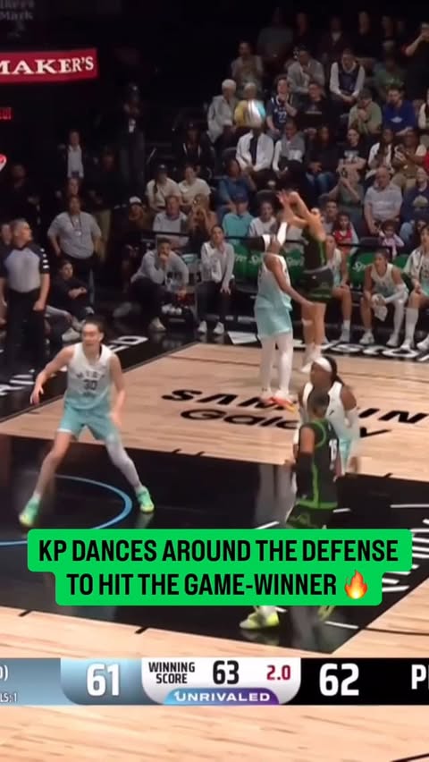 Instagram post by @brwsports for Bleacher Report. Caption reads: Kelsey Plum drains the tough jumper for the....