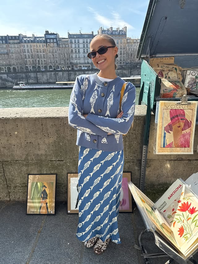 Instagram post by @anais.closet for Never Fully Dressed. Caption reads: [...] Paris 💌 wearing my favorites from....