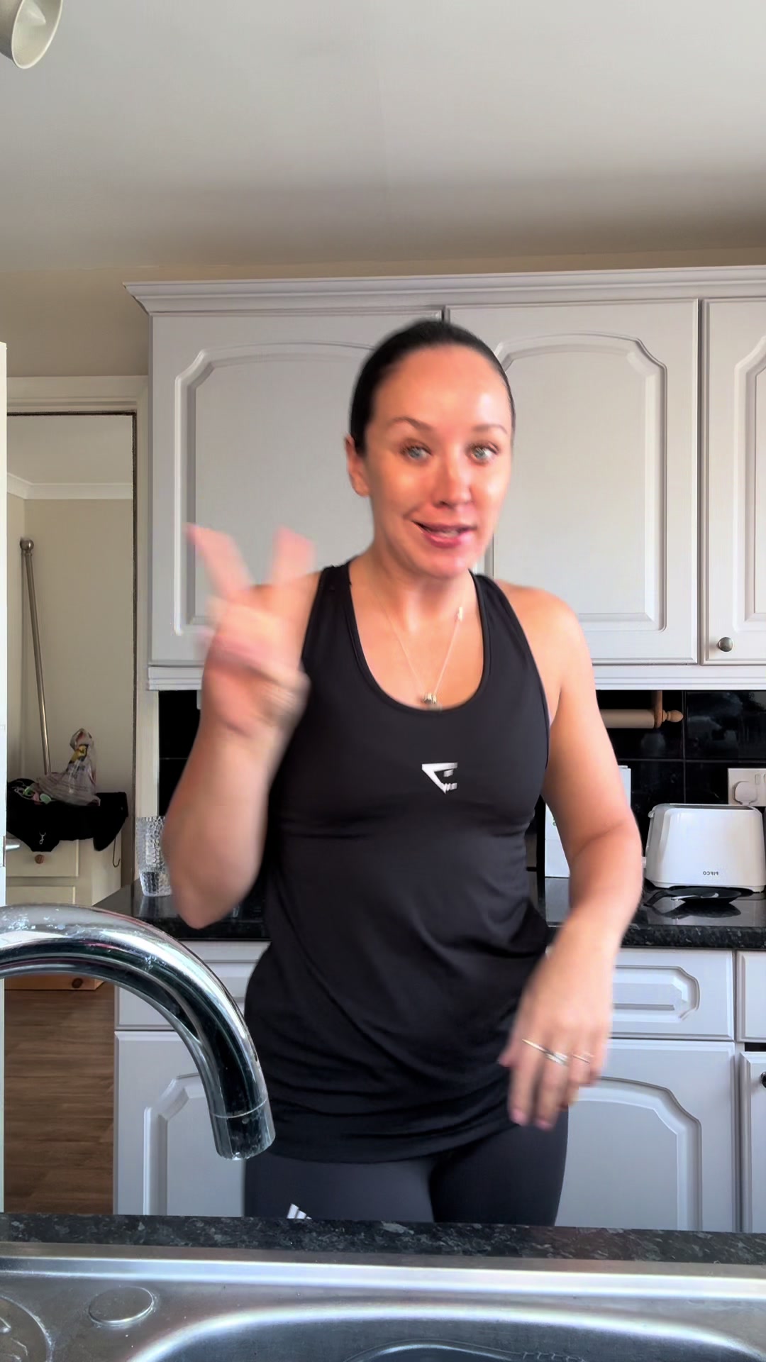 TikTok post by @chloejwalsh8 for Sneak Energy. Caption reads: Pre holiday work out fueled by @Sneak Energy LTD....