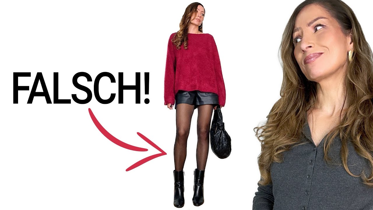 YouTube post by @natashagibsongermany for Klarna. Caption reads: THIS IS WHY we don't look good in fall outfits.
