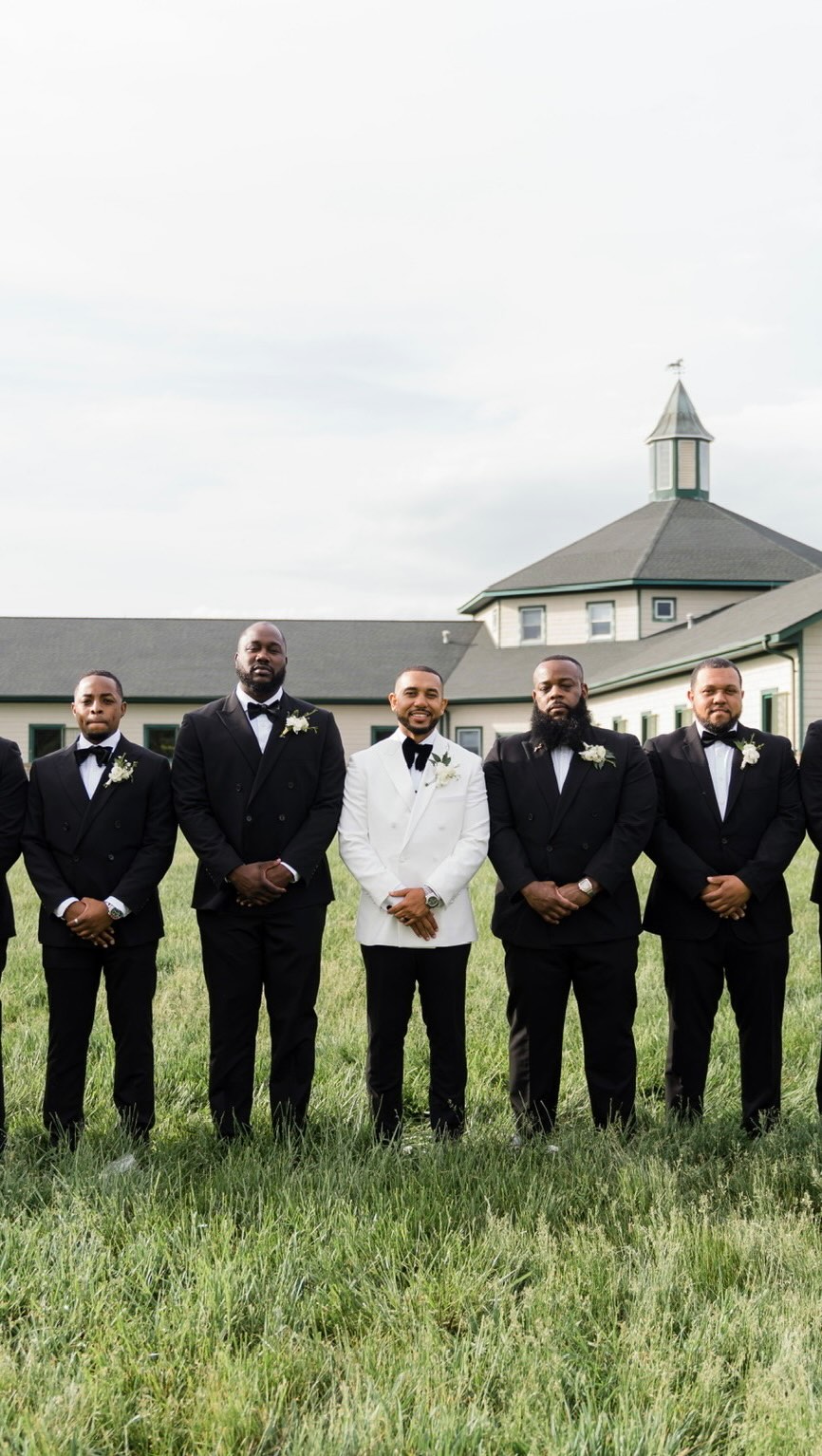 Instagram post by @swace__ for Suitshop. Caption reads: [...] their suits. 👏🏾 No rentals here.....