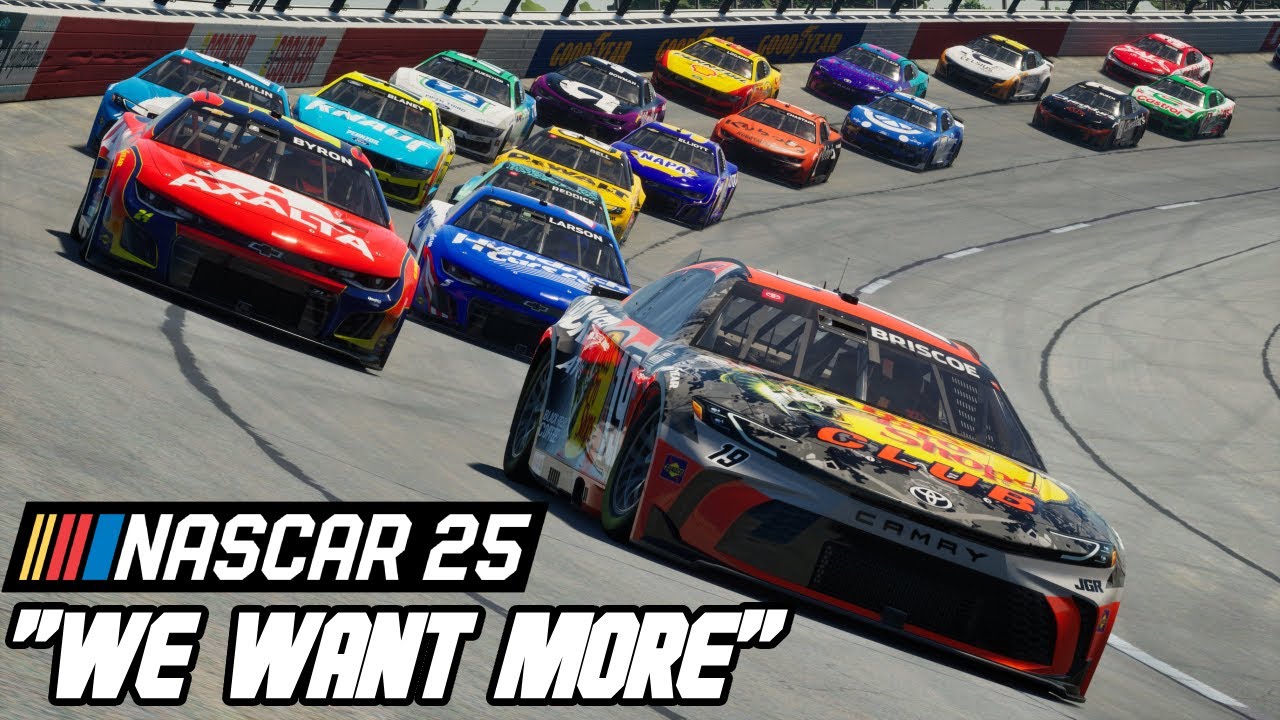 YouTube post by @RealRadman for Homefield Apparel. Caption reads: Discussing The NASCAR 25 Concerns..