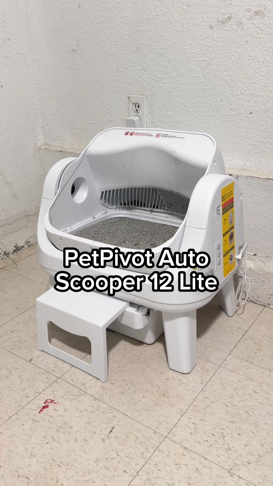 TikTok post by @whisker.street for PetPivot. Caption reads: I don’t have to scoop litter anymore! @PetPivot....