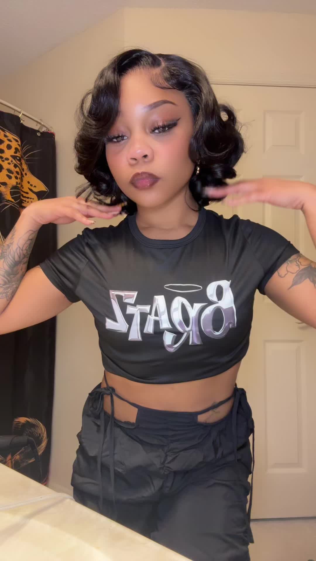 TikTok post by @jaygambino22 for Asteria Hair. Caption reads: For the classy girles 🥰🫶🏽 @Asteria Hair CLICK....