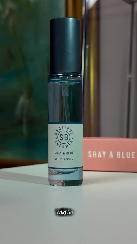Instagram post by @misistetiana for Shay & Blue. Caption reads: A rose that isn’t sweet. It’s soft. It’s....