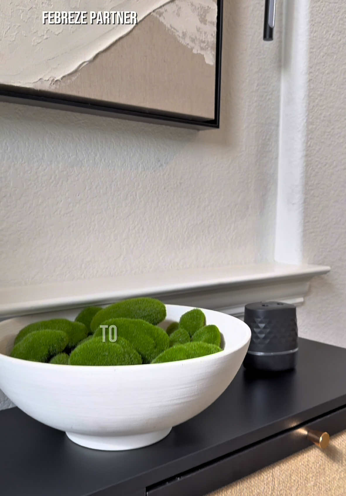 TikTok post by @davidlockridge2.0 for Febreze. Caption reads: [...] to your home and think… that fits?....