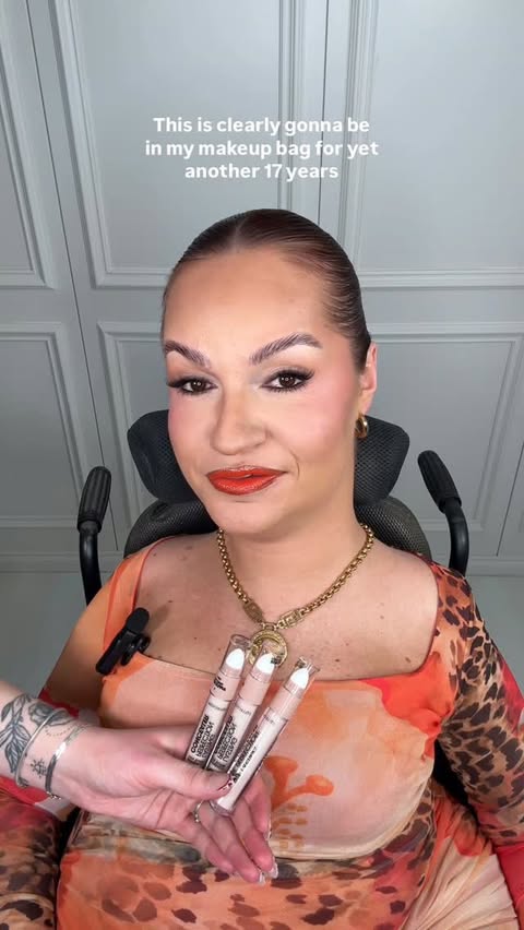 Instagram post by @tess.daly for Collection Cosmetics. Caption reads: [...] versions I’ve owned of the....