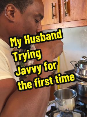 TikTok post by @momma_melissas for Javy Coffee. Caption reads: I had to put my husband onto the Javvy Salted....