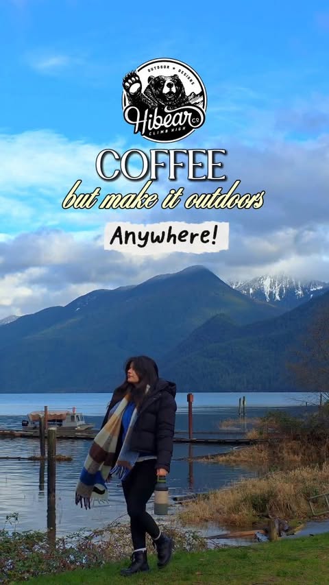 Instagram post by @anupriya_t_ for Hibear. Caption reads: [...] The All-Day Adventure Flask by HiBear....