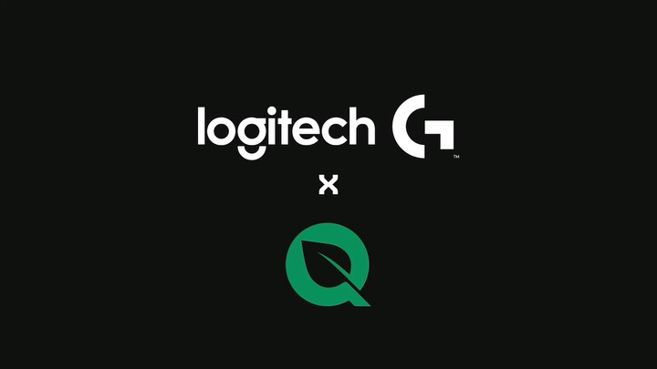 Instagram post by @flyquestvalorant for Logitech G. Caption reads: 🏆 @logitechG, official sponsor of helping ALL of....