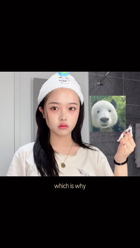 Instagram post by @xiupch for ETUDE. Caption reads: [...] valentine’s day? 👉👈🩵🦭 @amazonbeauty....