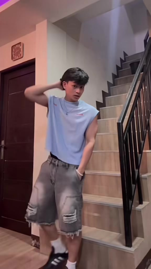 TikTok post by @jeysinatividad for SHEIN MEN. Caption reads: [...] (SHEIN) code: M78jeysinatividad9920....