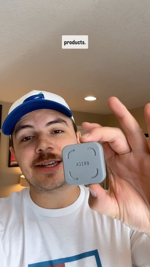 Instagram post by @peabodraps for Brick. Caption reads: [...] game changer for me. The kind folks....