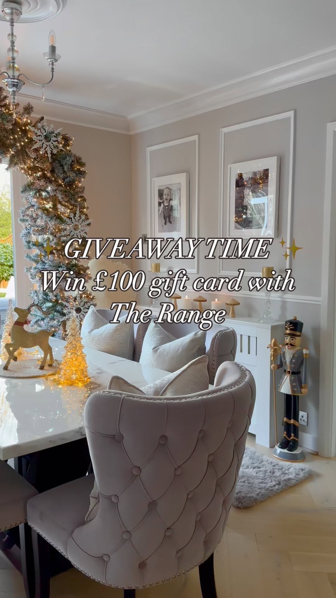 Instagram post by @at_the_willow_tree for The Range. Caption reads: ✨ GIVEAWAY WITH THE RANGE ✨ 
•
🛑NOW FINISHED 🛑....