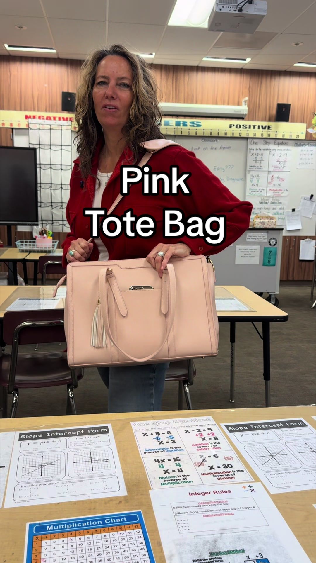 TikTok post by @hustleandteach for Lovevook. Caption reads: [...] spell over in this gorgeous sturdy bag....