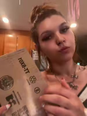 TikTok post by @willow6254 for Bella All Natural. Caption reads: [...] shampoo and conditioner set from @Bella All....