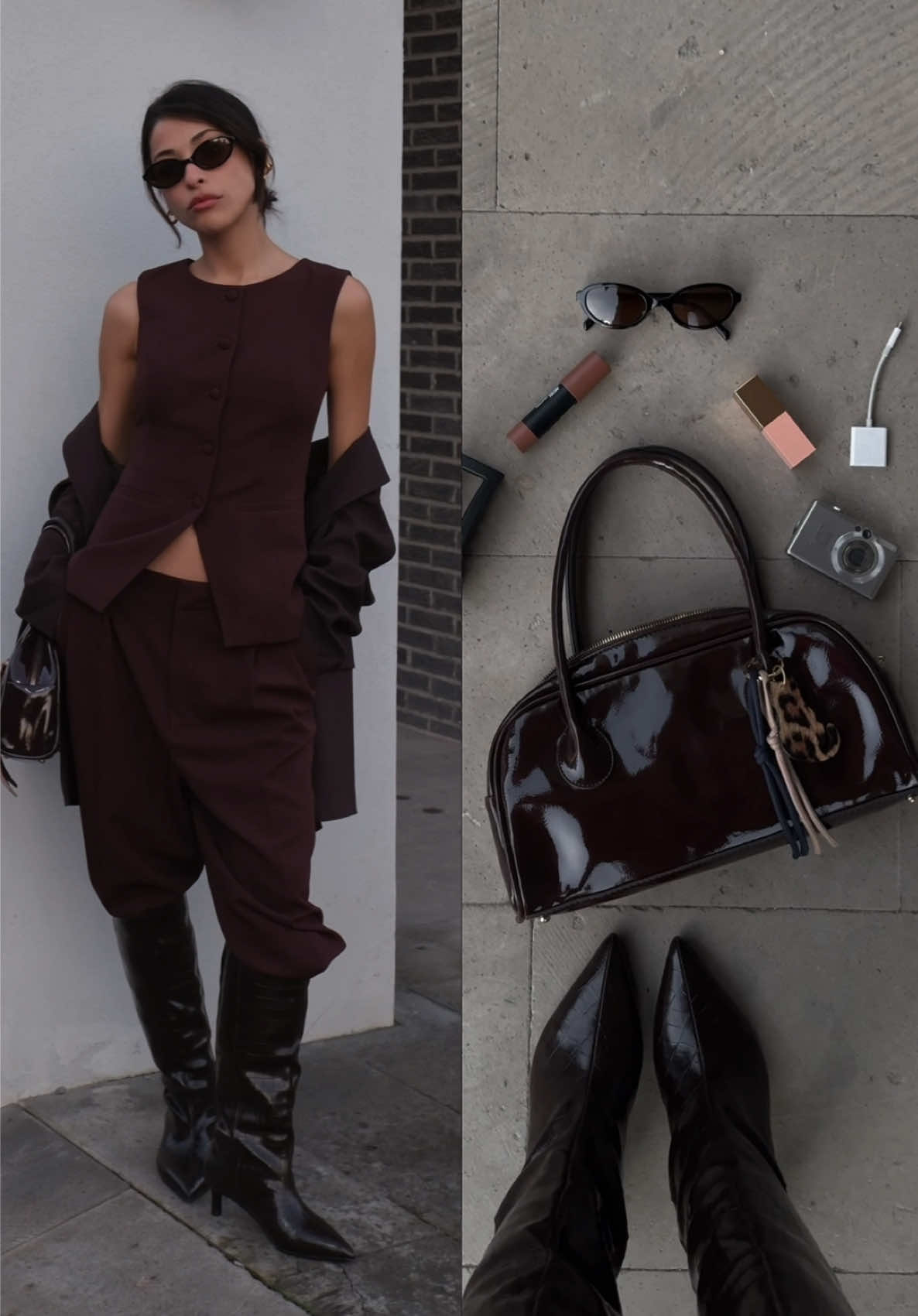 TikTok post by @sulegulen for LC Waikiki. Caption reads: 3 trend kombin, 3 detay 🤍 @LC Waikiki #işbirliği .