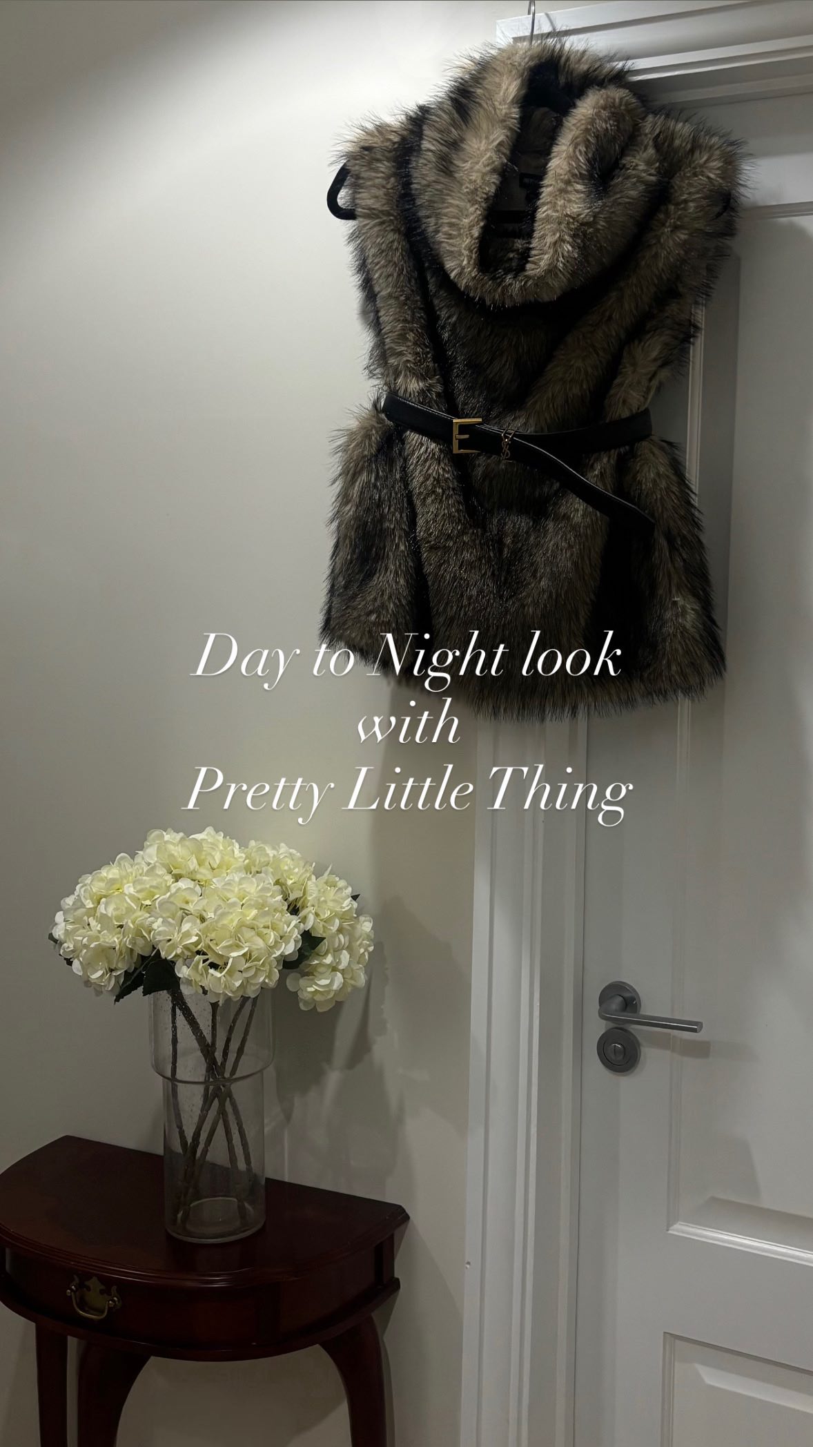 Instagram post by @mhairi_cameron_ for PrettyLittleThing. Caption reads: day to night with @prettylittlething ✨ 

#ad....