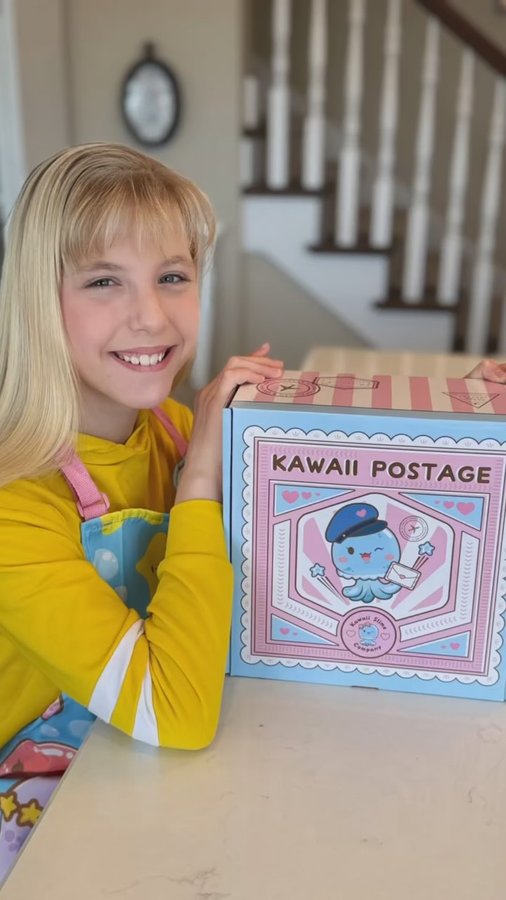Instagram post by @kierney_depaepe_official for Kawaii Slime Company. Caption reads: [...] Which would be your favorite?....