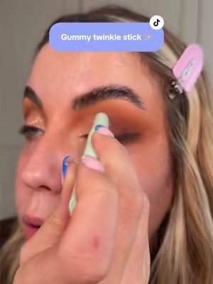 TikTok post by @creationsbycaitx for Jordana Ticia Cosmetics. Caption reads: The best product if you love a sparkly eye✨✨ I....