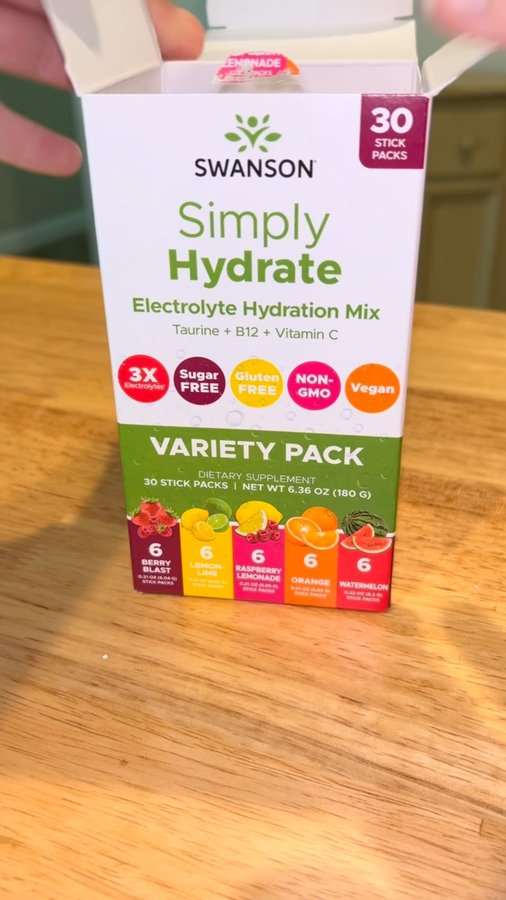 Instagram post by @kristina_vega_ for Swanson Health. Caption reads: Stay hydrated this summer with @swansonhealth....