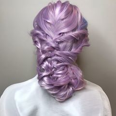 Instagram post by @danielle.keasling for American Salon. Caption reads: Tuesday Tips for Hair . 1️⃣Take a circular section....