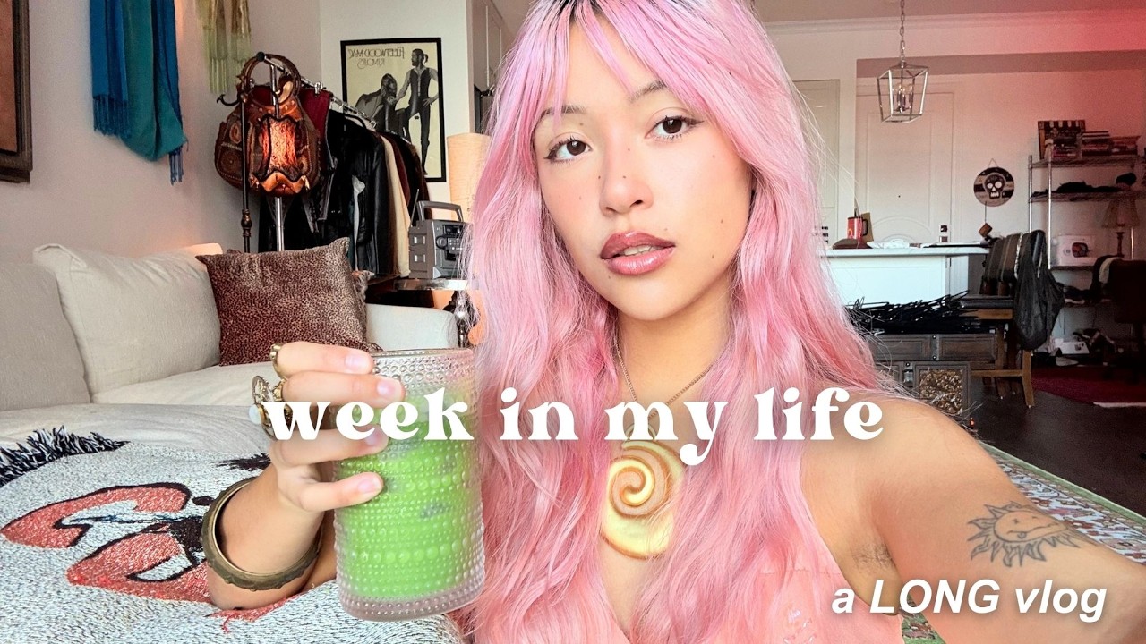YouTube post by @allyduhrey for Thematic. Caption reads: change is SCARY, but life goes on (a LONG week in....