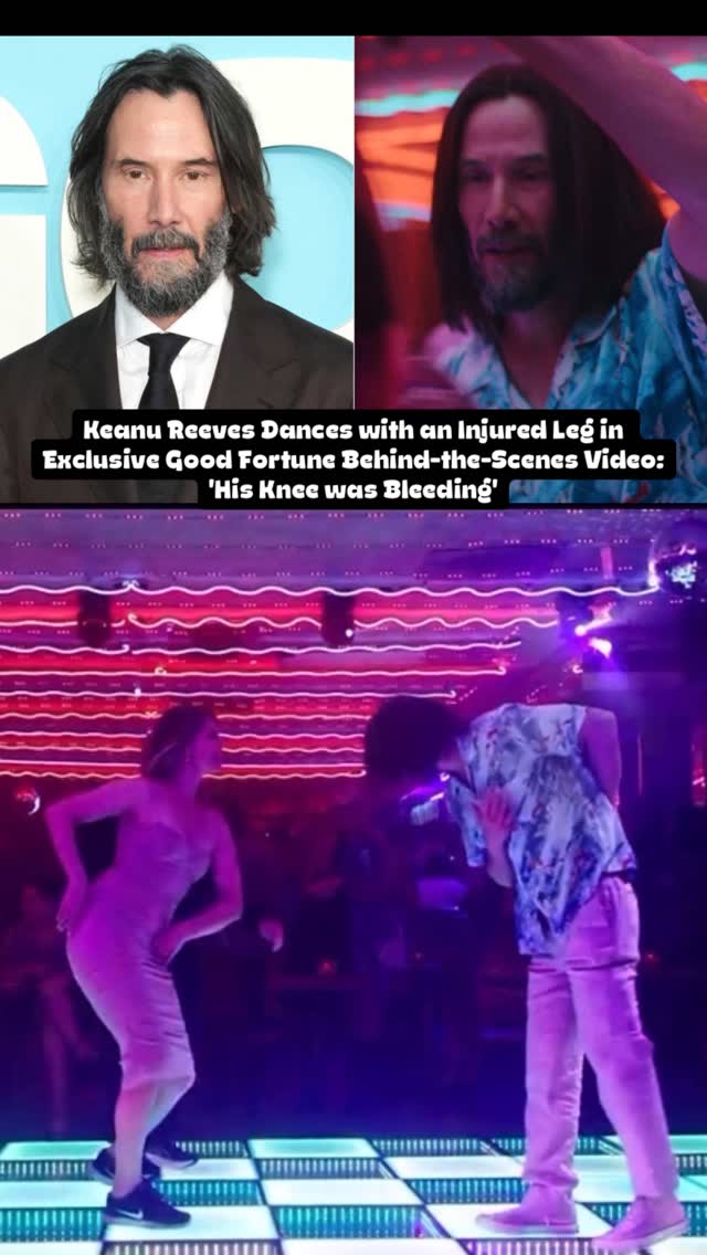 Instagram post by @keanureevesfanpage.tr for People Magazine. Caption reads: 📣‼️NEW POST ALERT‼️If “commitment” had a face, it....