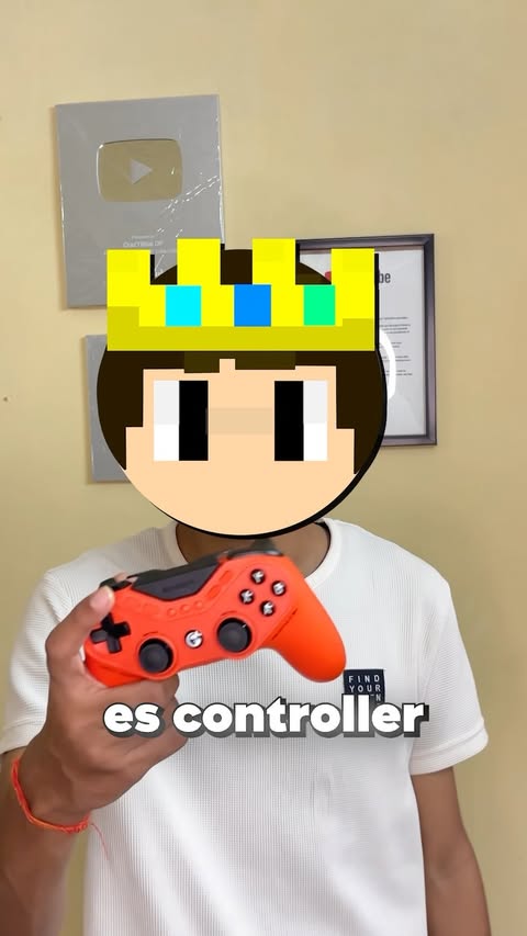 Instagram post by @ayuplayzyt for GameSir. Caption reads: [...] with Controller 🚀 #minecraft #viral....