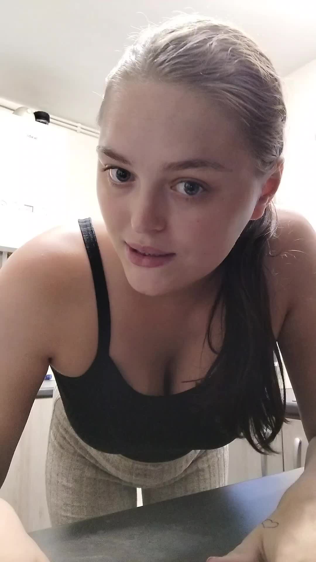 TikTok post by @beccamarlow22 for SoSweet. Caption reads: @SoSweet  cant belive how big it is🤣....