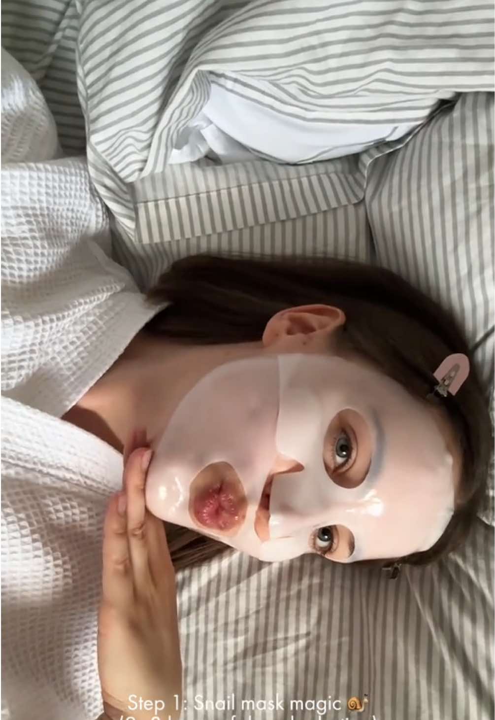 TikTok post by @patrisia.hubchuk for COSRX. Caption reads: [...] in hand 💛 Lately, I’ve been loving my....