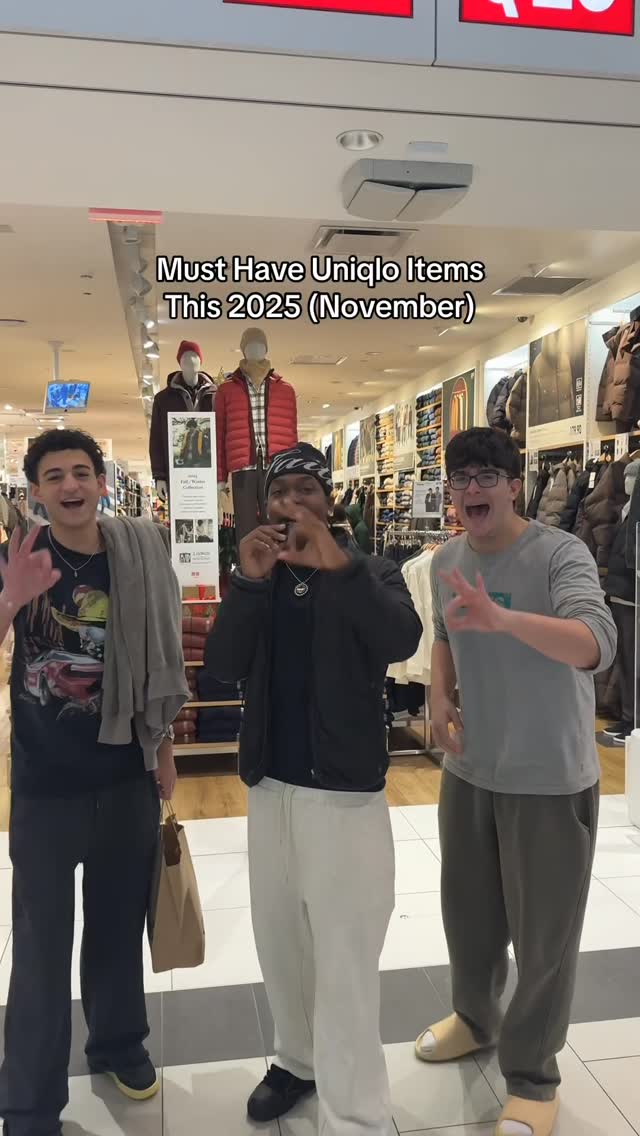 Instagram post by @eden.from.li for UNIQLO. Caption reads: Must Have Uniqlo Items This 2025!.