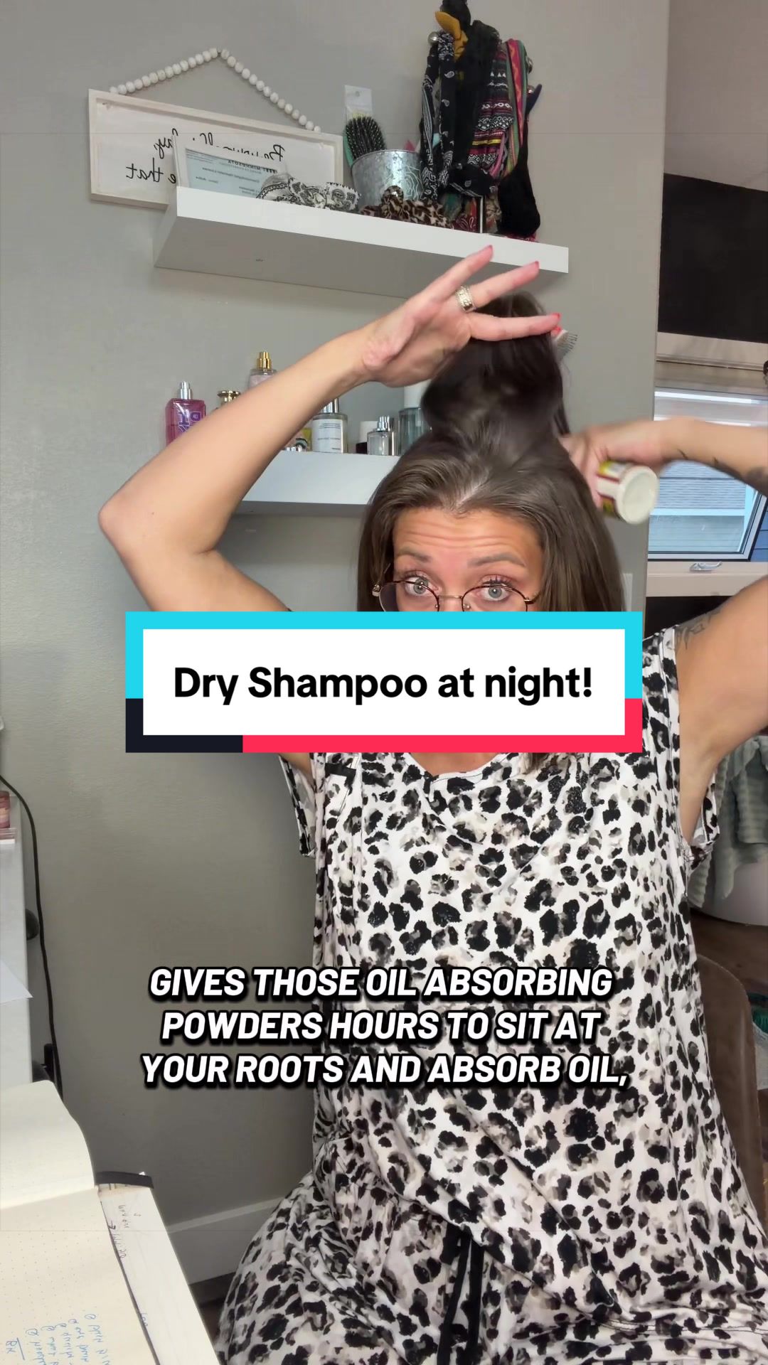 TikTok post by @ashmartodam for Good Ass Hair Day. Caption reads: [...] that doesn’t need to be washed! @Good Ass....