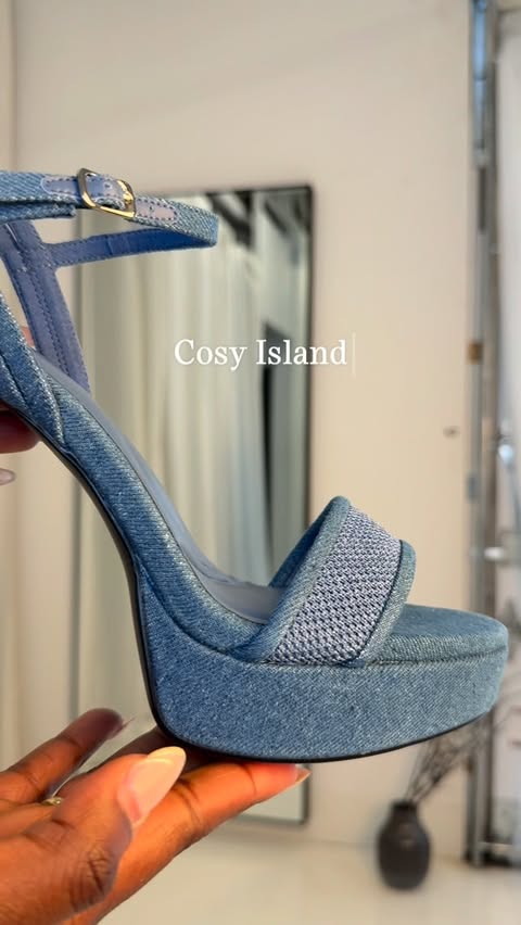 Instagram post by @sheunfaj for Cosy Island. Caption reads: The perfect heels don’t exi… @cosyisland_official....