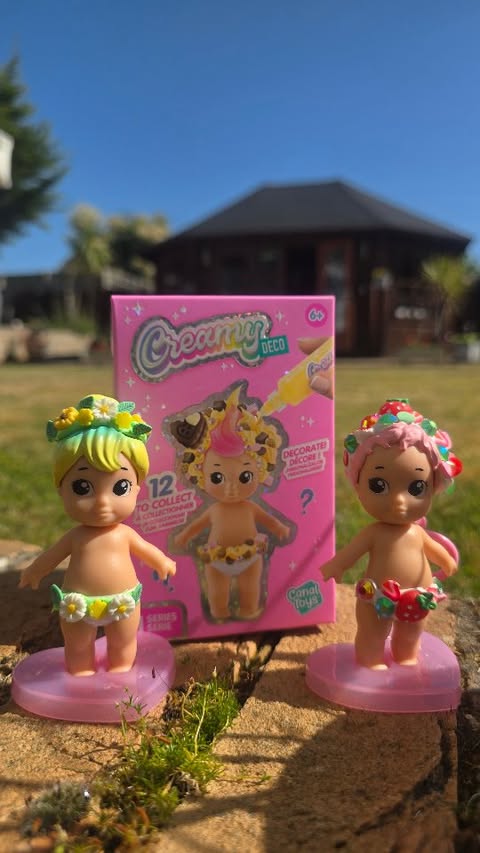 Instagram post by @gracesummerivyandmummy for Smyths Toys Superstores. Caption reads: Ad| Creamy Deco Baby 🍓✨️ The Creamy Deco Baby....