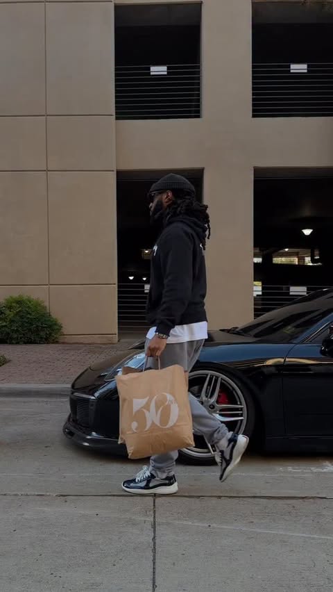 Instagram post by @premiobin for Porsche USA. Caption reads: If it doesn’t fit in the frunk, I don’t want it....