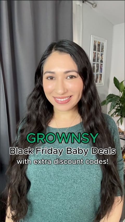 Instagram post by @whats_her_deal_ for GROWNSY. Caption reads: Grownsy Black Friday Deals with [...].