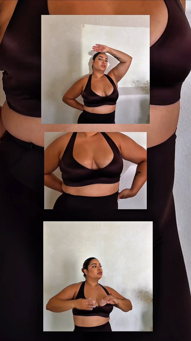 Instagram post by @iamlolaco for Nike Women. Caption reads: [...] seamlessly beyond the studio. @nikewomen....