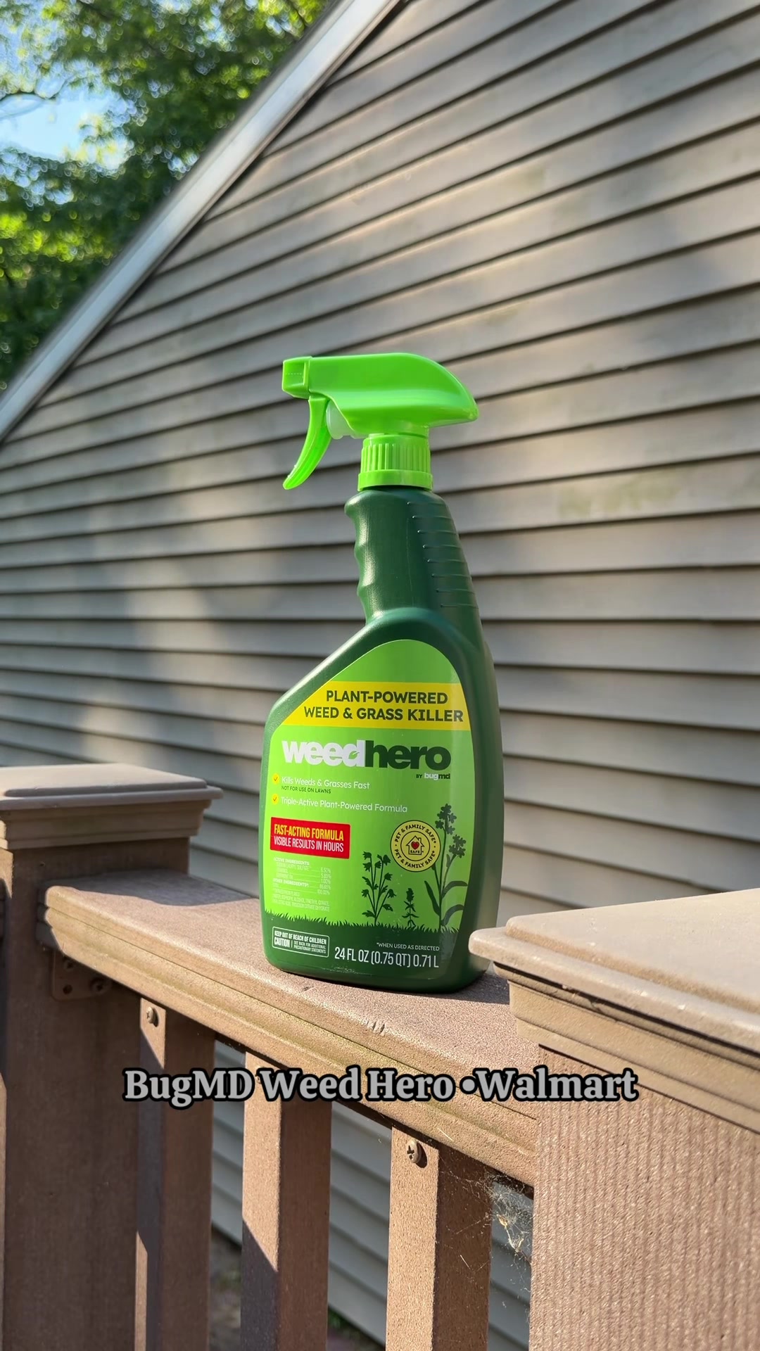 TikTok post by @jkentrn for BugMD. Caption reads: Sister approved ✅ Snag @BugMD weed hero at Walmart....