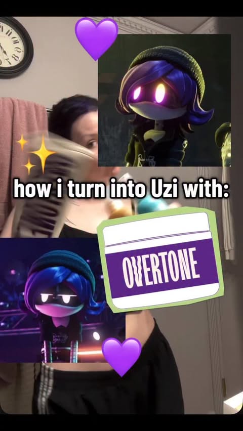 Instagram post by @d.va.peaches for oVertone. Caption reads: shoutout to Overtone for making me feel like a....
