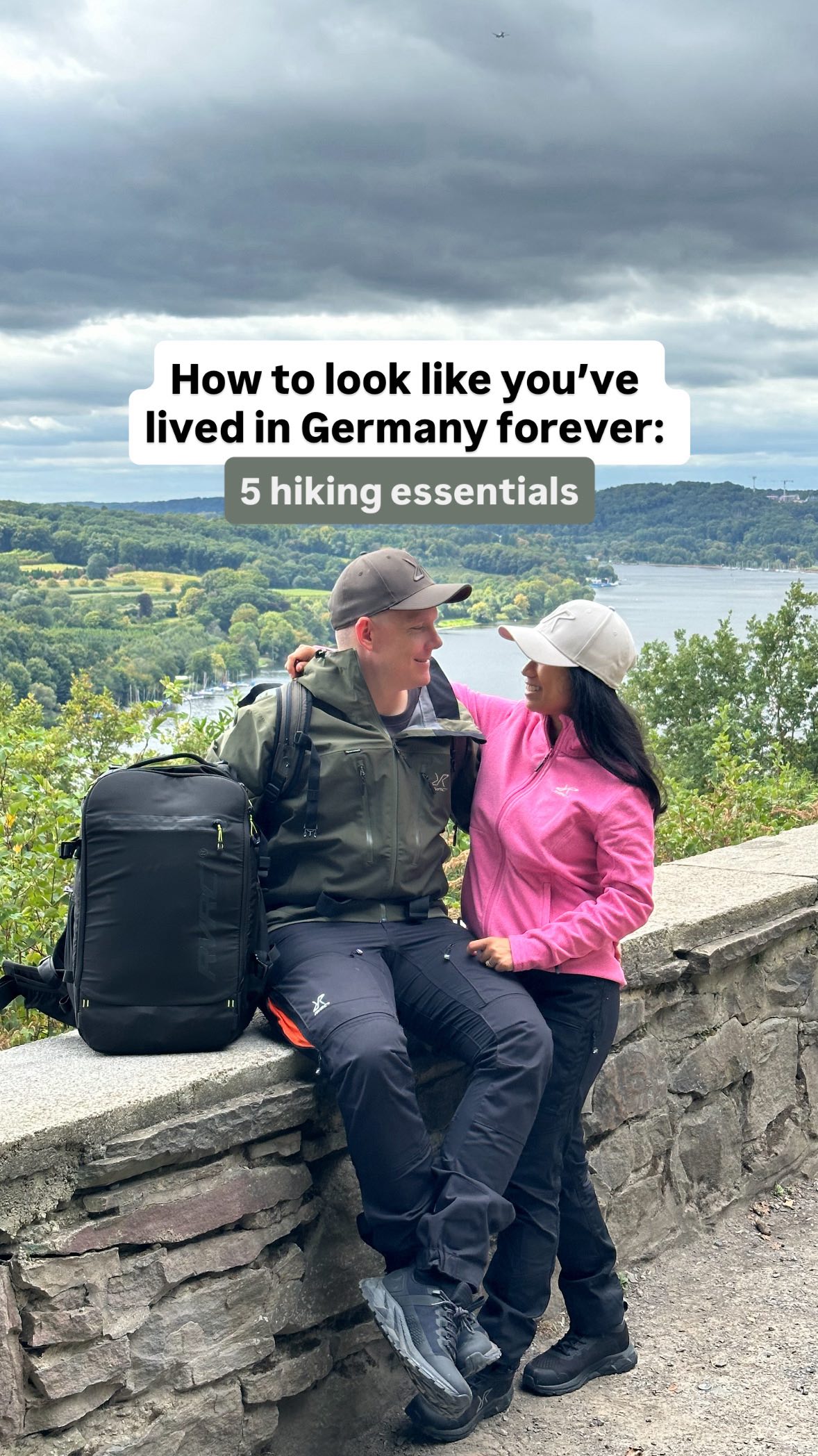 Instagram post by @monryantravel for RevolutionRace. Caption reads: AD | When we first moved to Germany, we quickly....