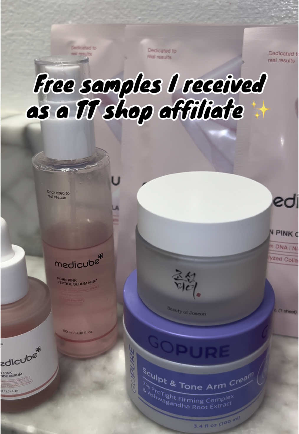 TikTok post by @anaisabelle_2722 for Eyeshine Cosmetics. Caption reads: Check out my showcase to see all the goodies 💋💖....
