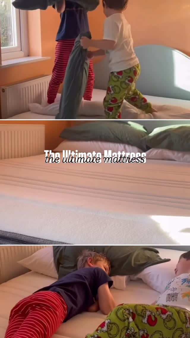 Instagram post by @life_with_the_smalldons for Origin Mattress. Caption reads: @originmattress_uk * AD. * * Our original [...].