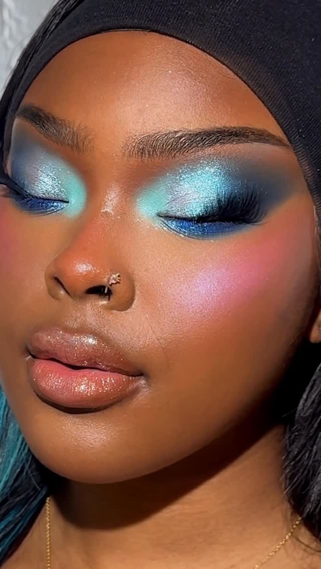 Instagram post by @hollieflynnmakeup for MADE BY MITCHELL. Caption reads: A full face of @madebymitchell NEWNESS🥵.