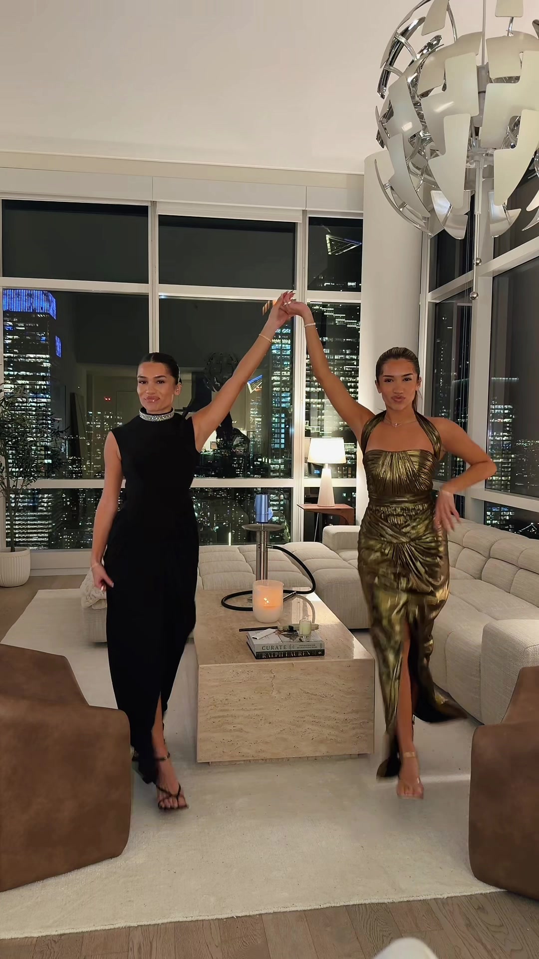 TikTok post by @miantwins for Meshki. Caption reads: Lets hear it for the dresses 👏🏼 @Meshki .