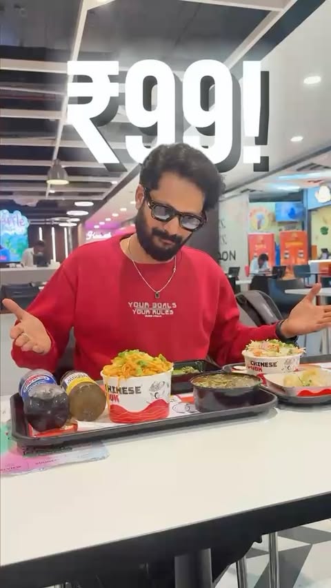 Instagram post by @vibewithramkumar for Chinese Wok. Caption reads: [...] exactly what I was looking for at Chinese....