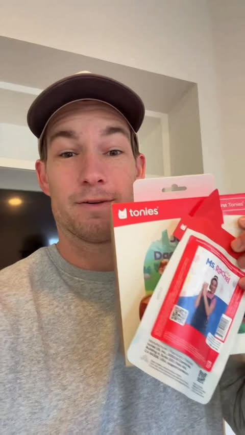 Instagram post by @obrienbois for tonies. Caption reads: Coop’s @tonies.us collection keeps growing! Make....