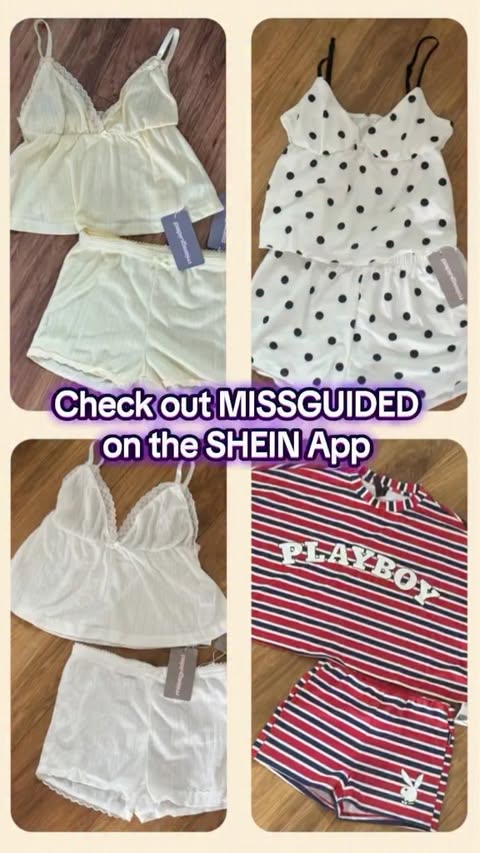 Instagram post by @xolivia_georgiaxnatalie for MISSGUIDED. Caption reads: [...] App to check out the amazing store....